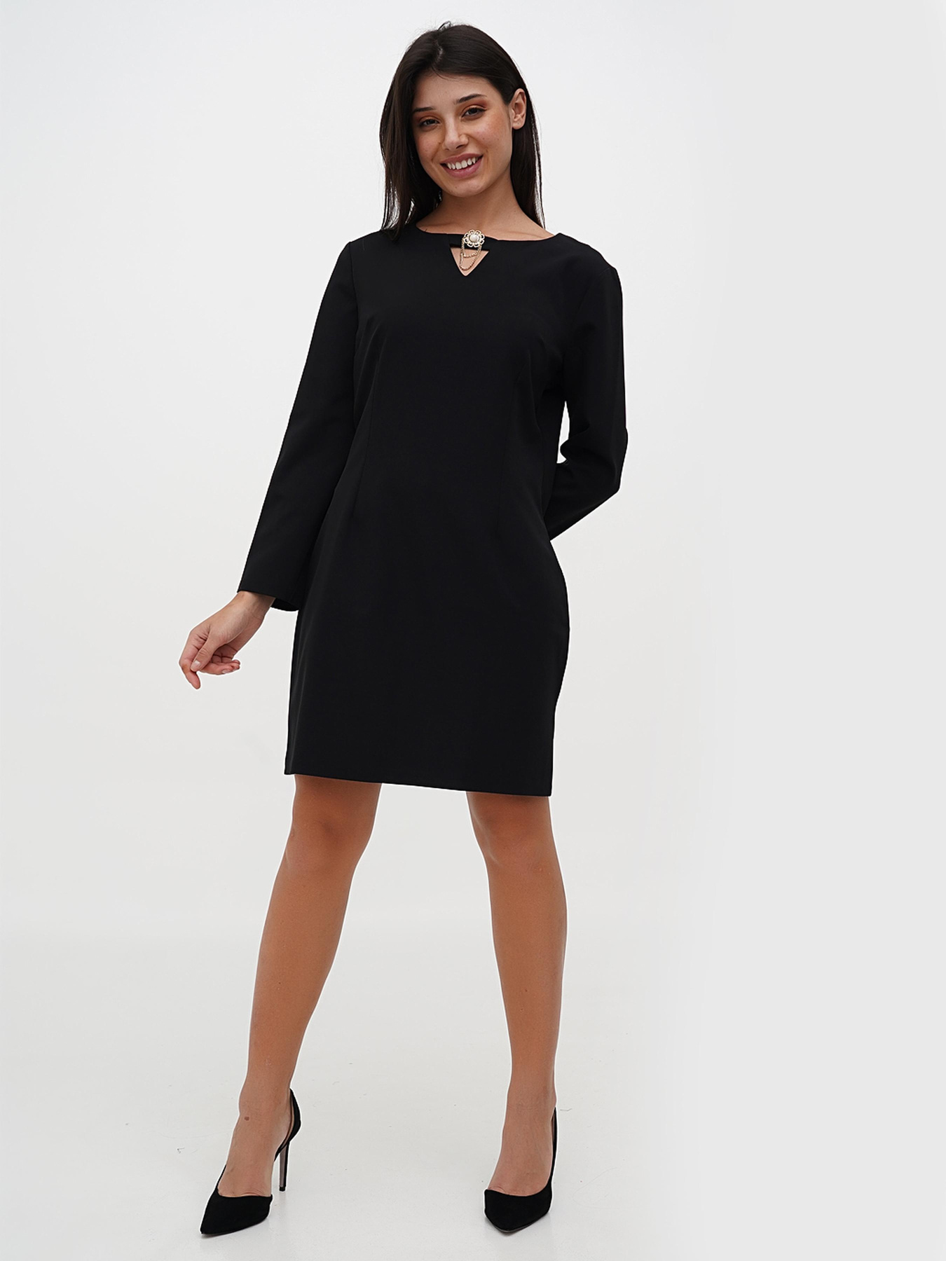 Платье мини Sassofono модель A271-SC-1914_чёрный Фото