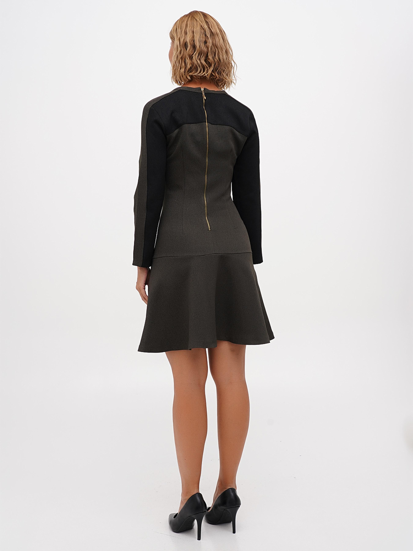 Сукня міні Sassofono модель A271-SC-1912_хаки Фото