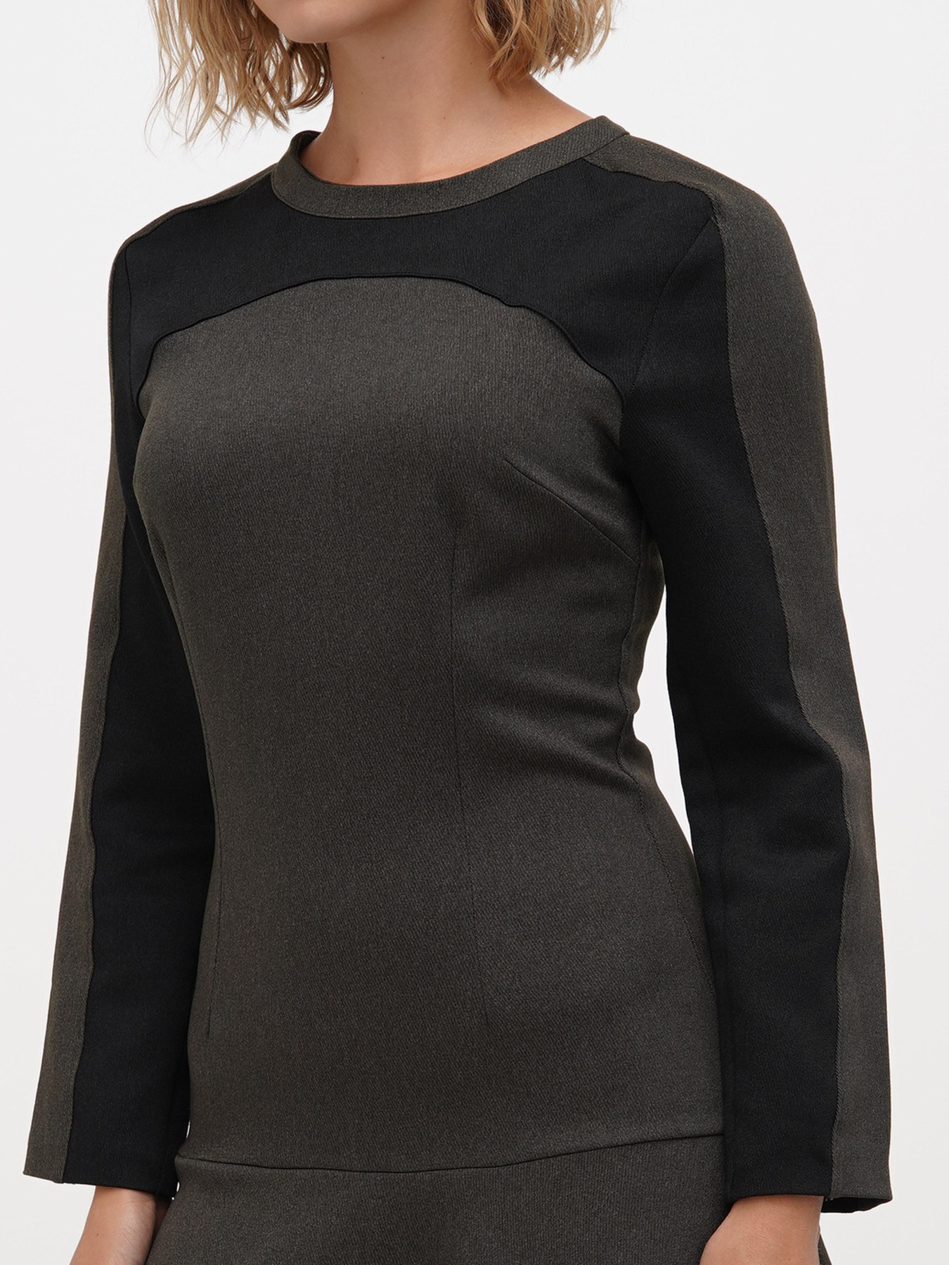 Сукня міні Sassofono модель A271-SC-1912_хаки Фото