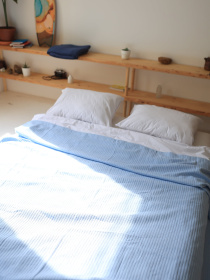 Хлопковое одеяло Колос цвет Голубой BedclozZzes модель 8575-2 Фото