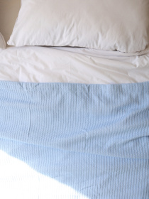 Хлопковое одеяло Колос цвет Голубой BedclozZzes модель 8575-2 Фото