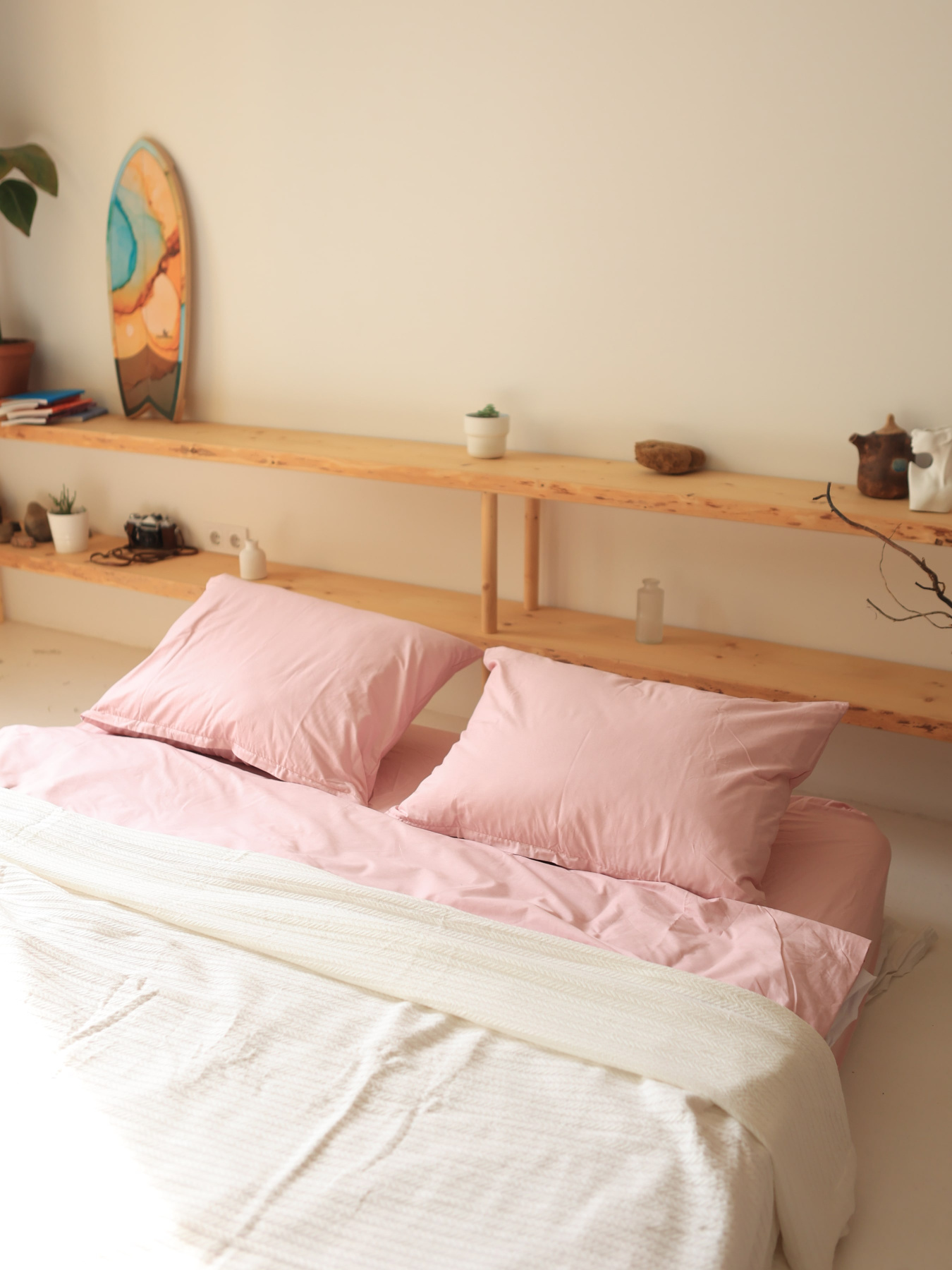 Хлопковое одеяло Колос цвет Молочный BedclozZzes модель 8593 Фото