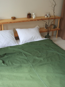 Хлопковое одеяло Колос цвет Зелёный BedclozZzes модель 11354 Фото