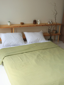 Хлопковое одеяло Колос цвет Оливковый BedclozZzes модель 11362 Фото