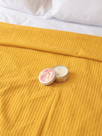 Хлопковое одеяло Колос цвет Горчичный BedclozZzes модель 11383 Фото