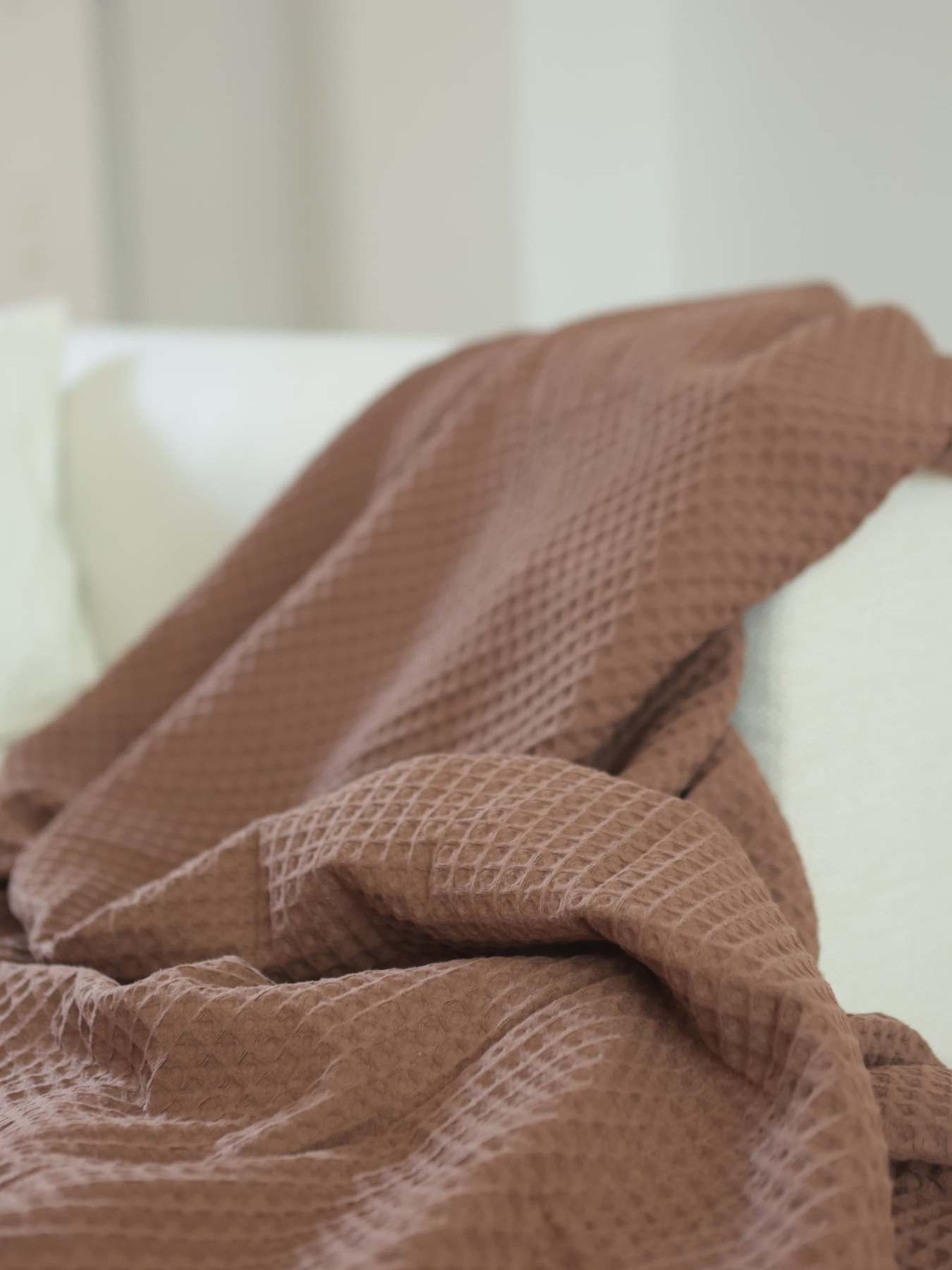 Хлопковое одеяло Точка цвет Коричневый BedclozZzes модель 13902 Фото