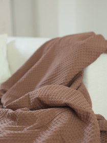 Хлопковое одеяло Точка цвет Коричневый BedclozZzes модель 13902 Фото