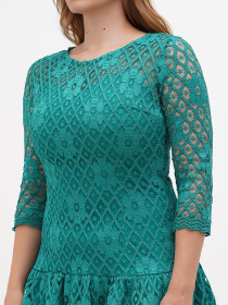 Сукня міні Sassofono модель A271-SC-3510_зелёный Фото