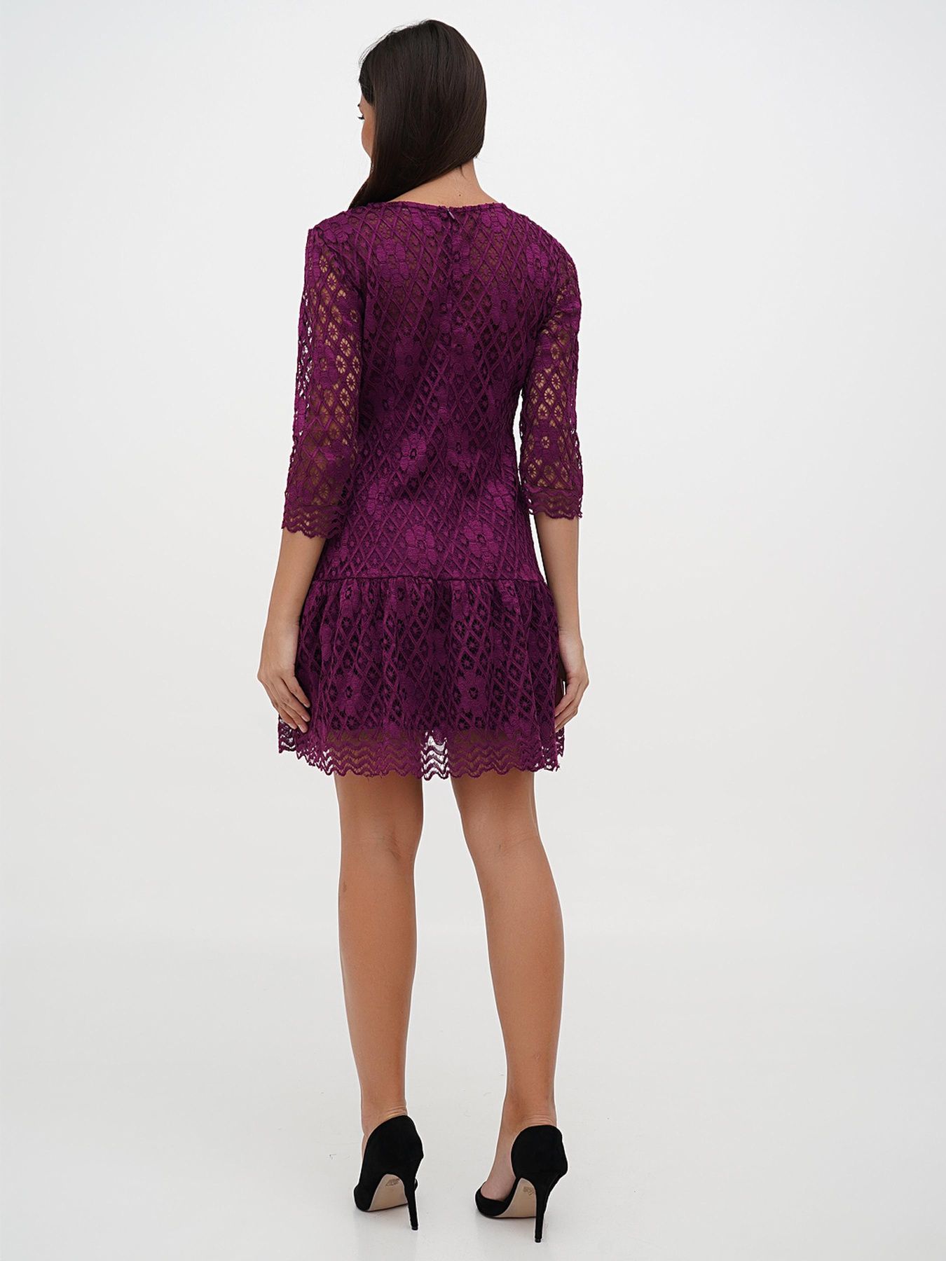 Сукня міні Sassofono модель A271-SC-3510_фиолетовый Фото