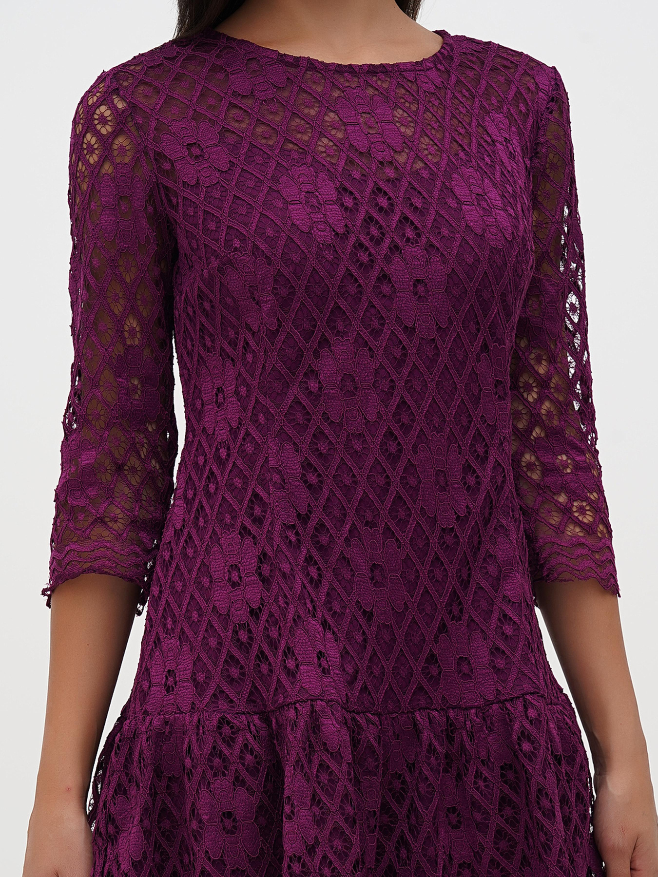 Сукня міні Sassofono модель A271-SC-3510_фиолетовый Фото