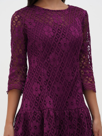 Сукня міні Sassofono модель A271-SC-3510_фиолетовый Сукня міні Sassofono модель A271-SC-3510_фиолетовый Фото