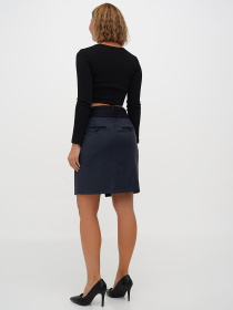 Юбка мини Sassofono модель A271-SC-1922_синий Фото