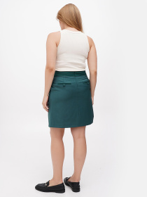 Спідниця міні Sassofono модель A271-SC-1922_зеленый Фото