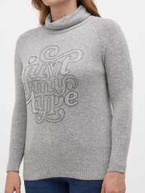 Водолазка Sassofono модель A271-SF-3597_серый Водолазка Sassofono модель A271-SF-3597_серый Фото