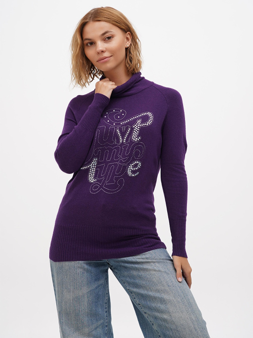 Водолазка Sassofono модель A271-SF-3597_фиолетовый Фото