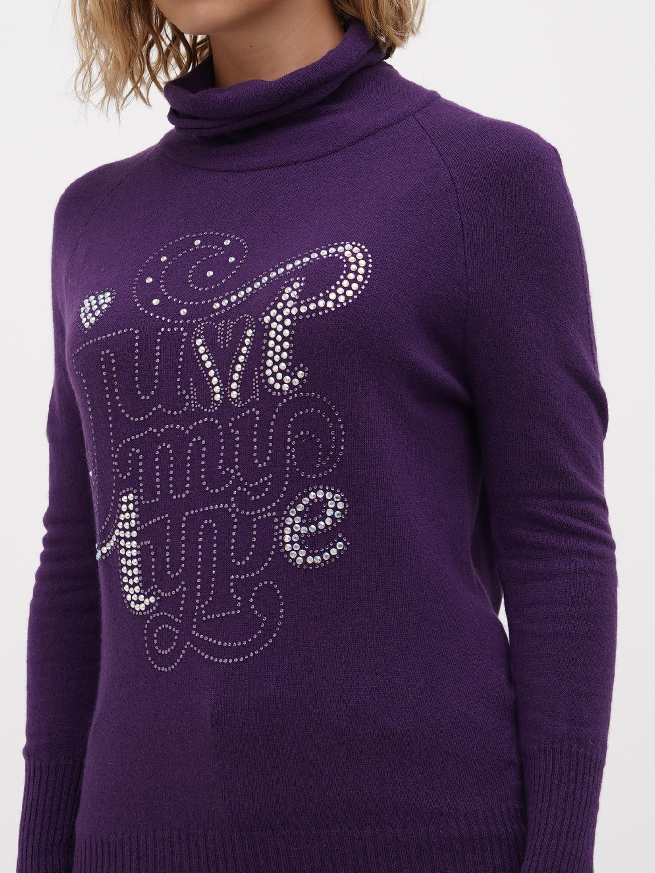 Водолазка Sassofono модель A271-SF-3597_фиолетовый Фото