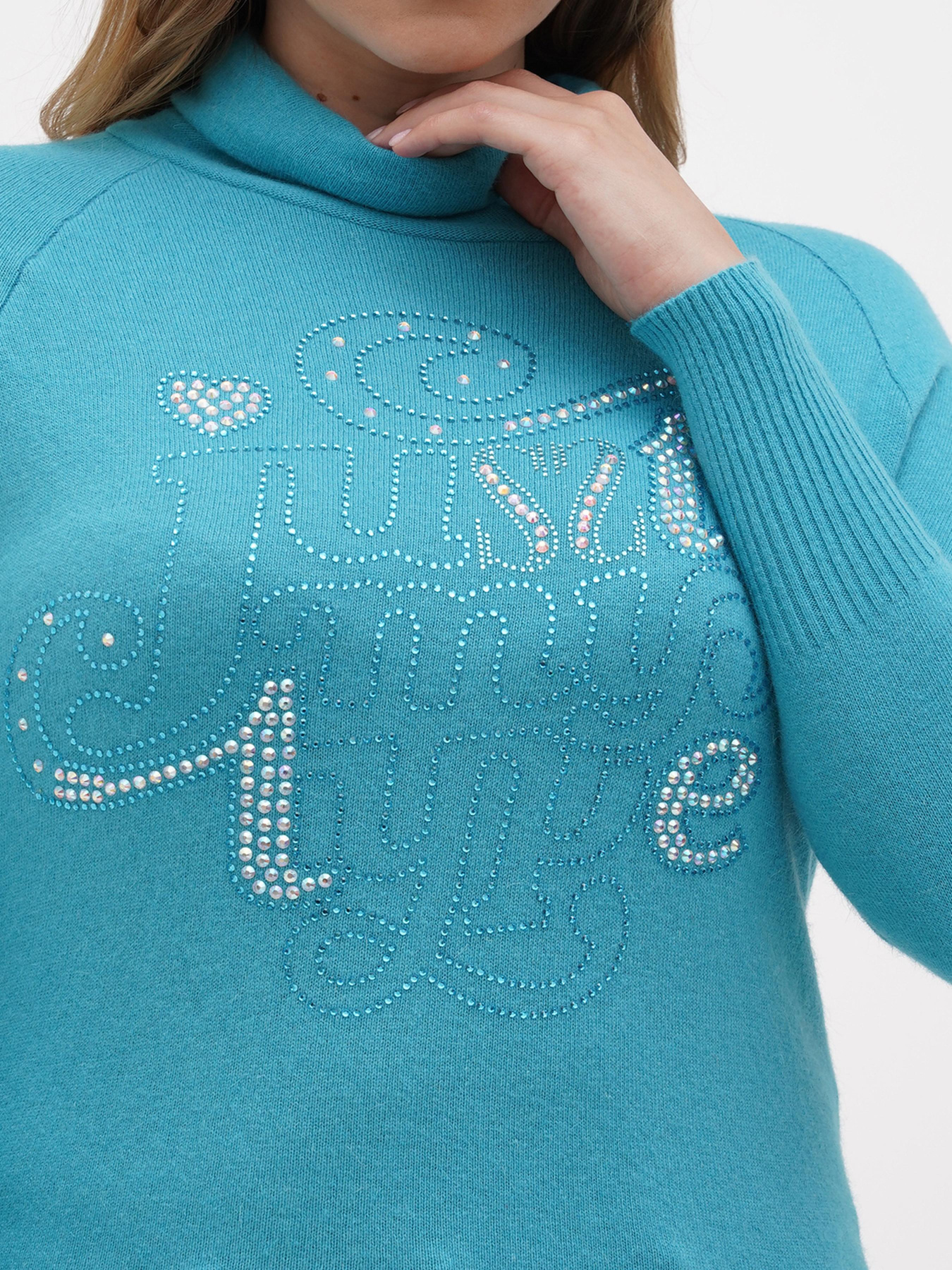 Водолазка Sassofono модель A271-SF-3597_голубой Фото