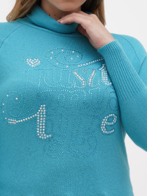 Водолазка Sassofono модель A271-SF-3597_голубой Фото