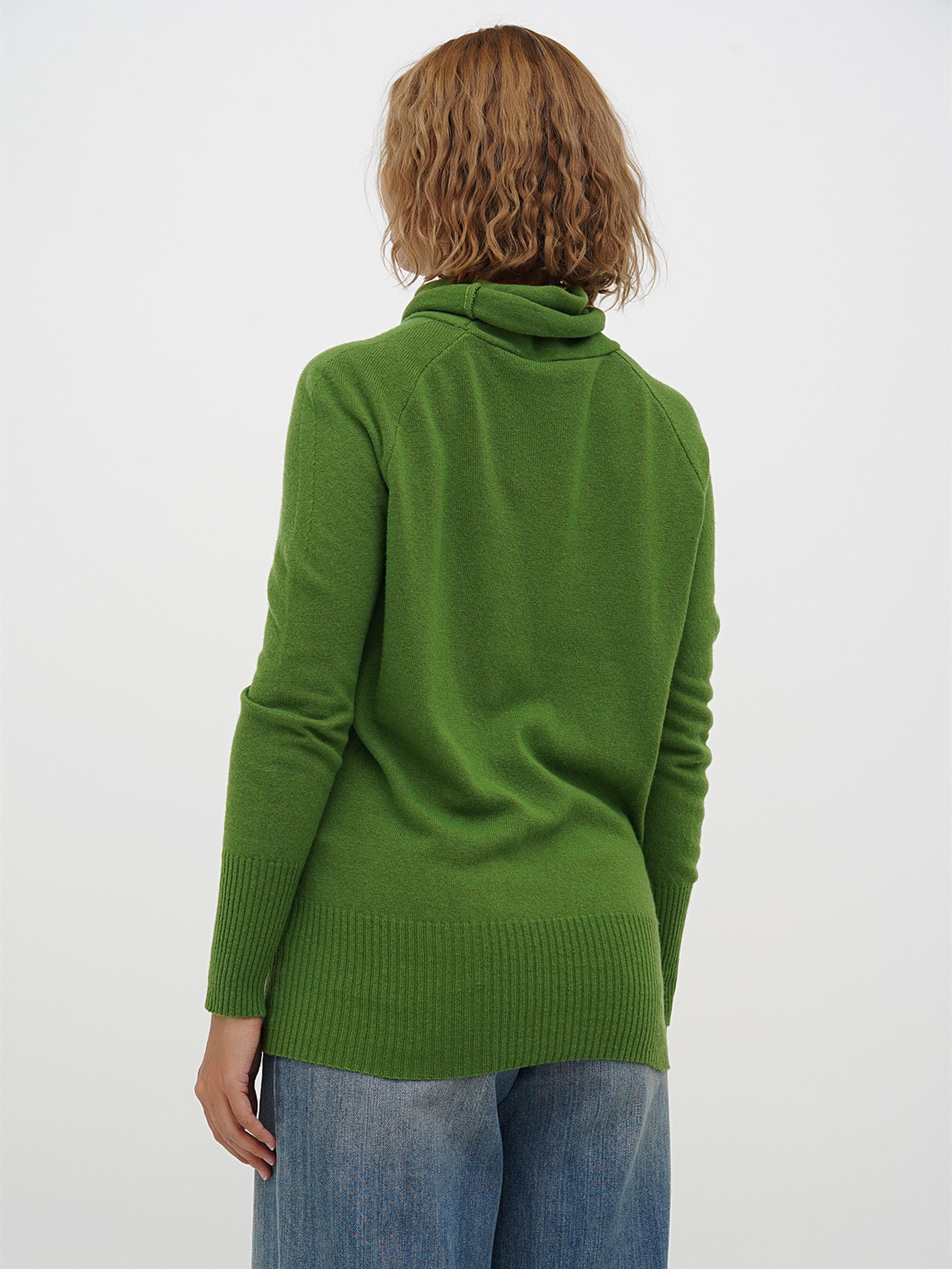 Водолазка Sassofono модель A271-SF-3597_зеленый Фото