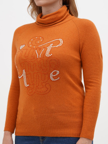 Водолазка Sassofono модель A271-SF-3597_оранжевый Фото