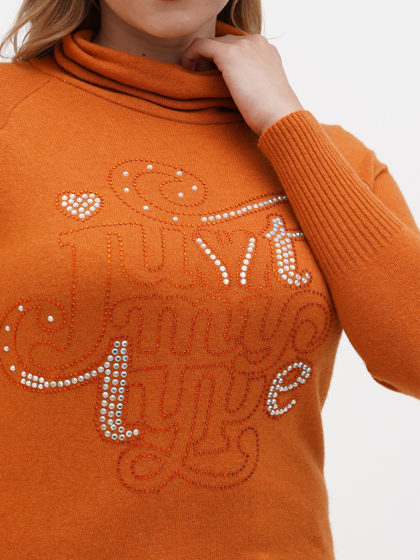 Водолазка Sassofono модель A271-SF-3597_оранжевый Фото