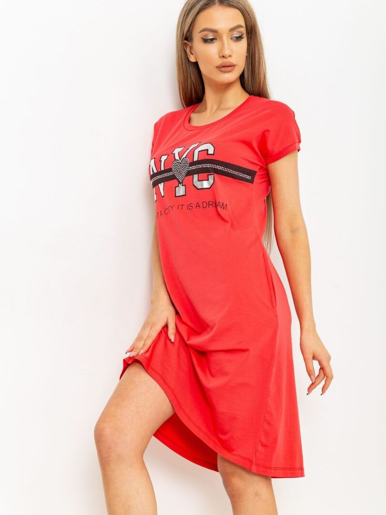 Сукня-футболка Ager модель У-1121865::000000204 Сукня-футболка Ager модель У-1121865::000000204 Фото