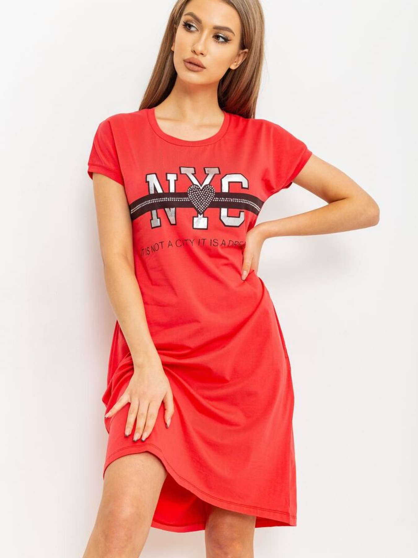 Сукня-футболка Ager модель У-1121865::000000204 Сукня-футболка Ager модель У-1121865::000000204 Фото