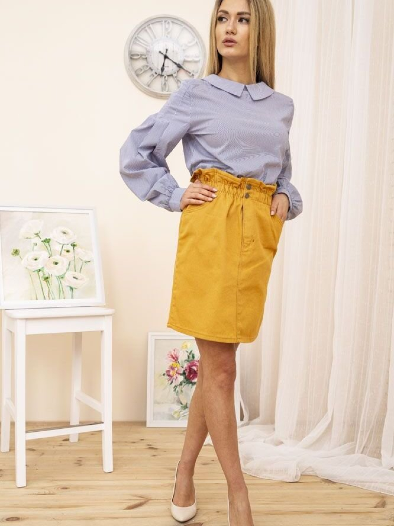 Джинсовая юбка Ager модель У-1117382::000000036 Фото