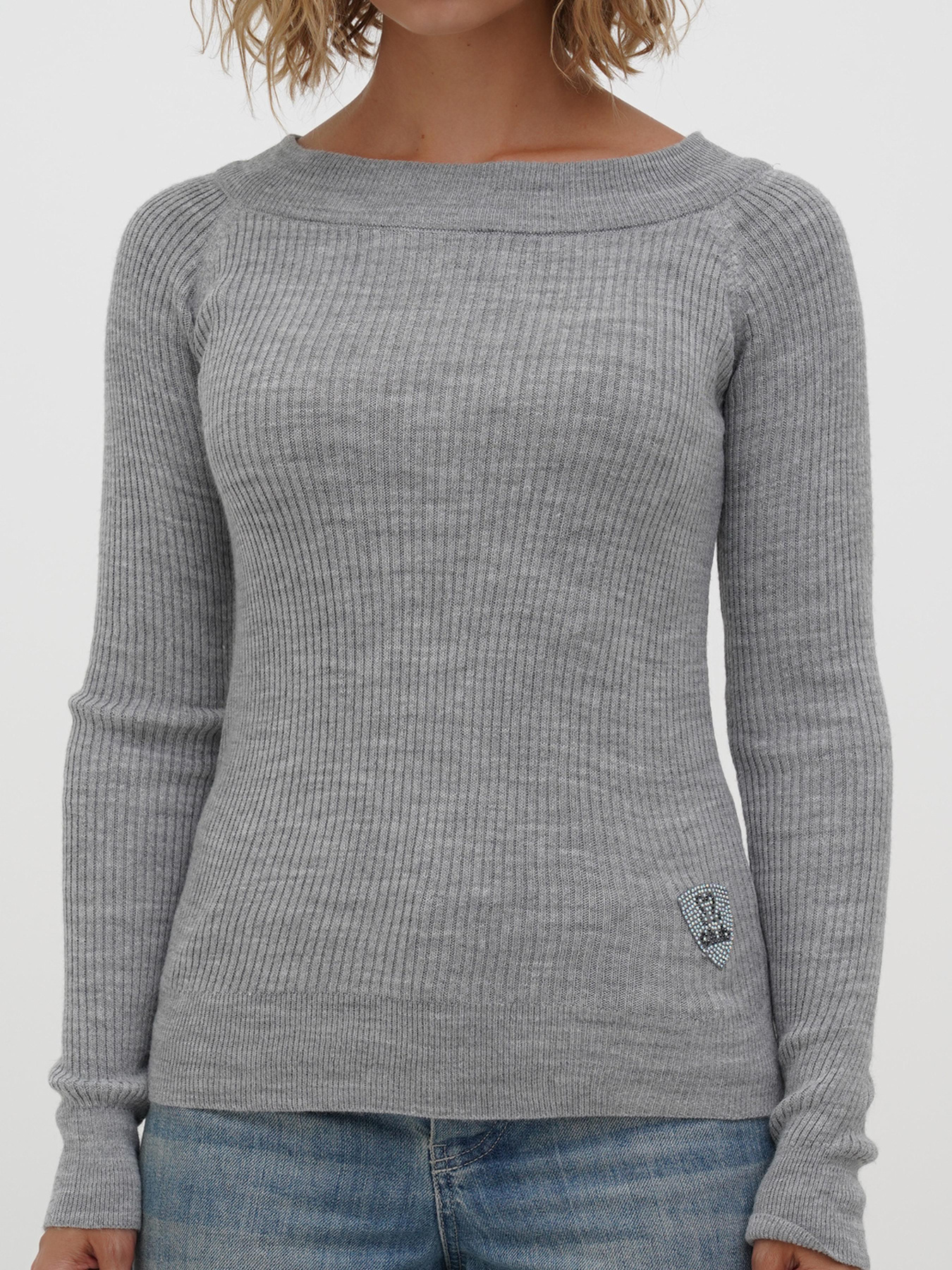 Джемпер Sassofono модель Копія_A271-SC-3524_серый Фото