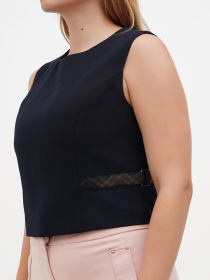 Жилет классический Sassofono модель A271-SF-1252_темно_синий Фото