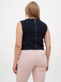 Жилет классический Sassofono модель A271-SF-1252_темно_синий Фото