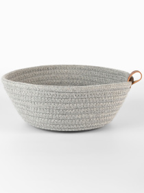 Корзина плетеная круглая серая MBM MY HOME модель TH-33 GRAY Фото