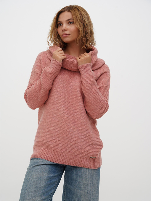 Свитер Sassofono модель A271-SC-3532_розовый Фото