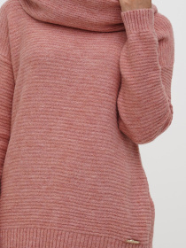 Свитер Sassofono модель A271-SC-3532_розовый Фото