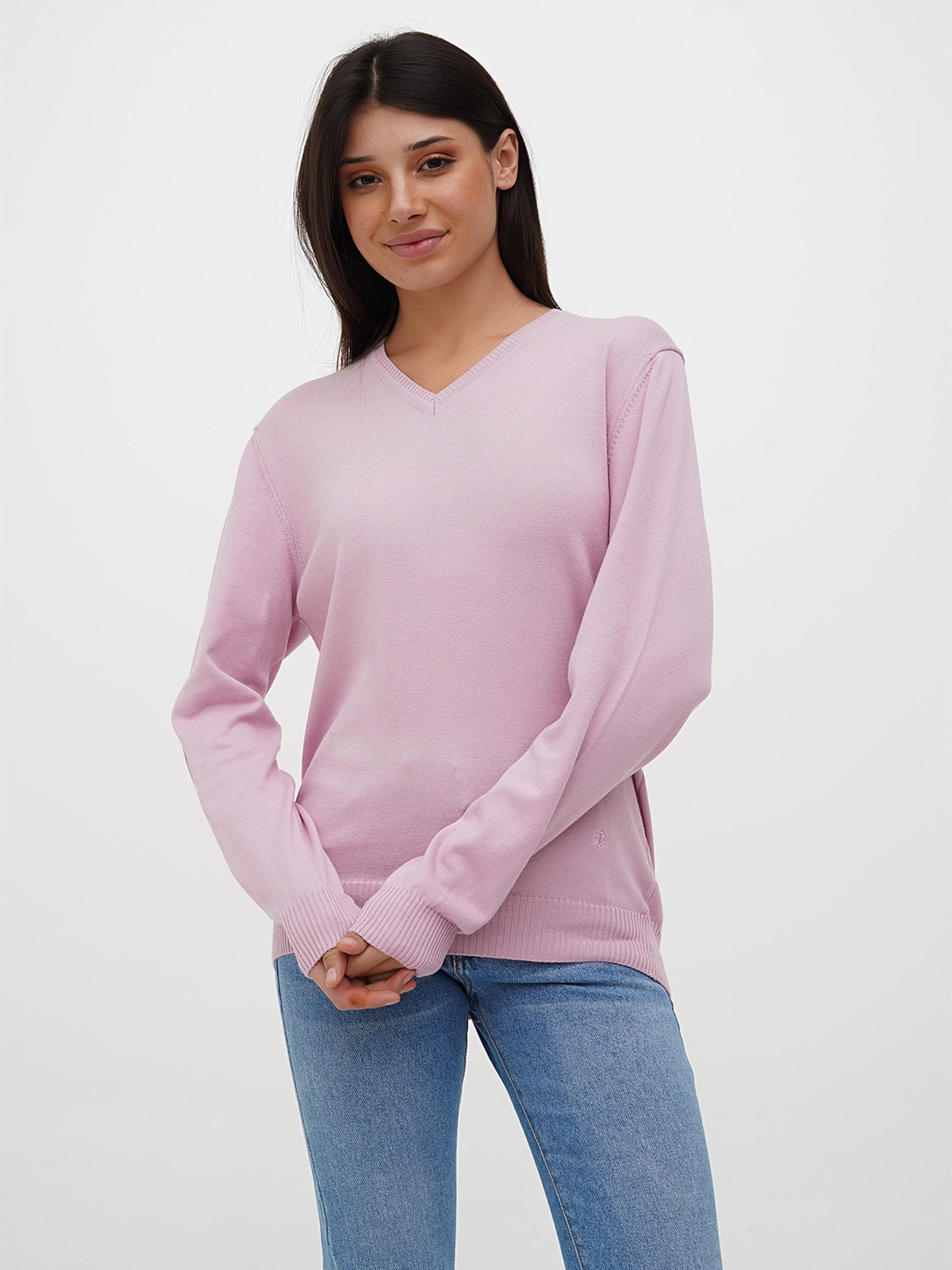 Джемпер Sassofono модель A271-SF-1877_розовый Фото