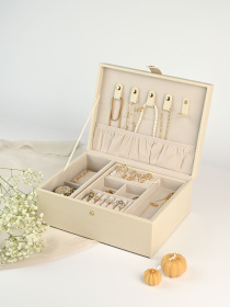 Органайзер для украшений двохуровневый "Пектораль" MBM MY HOME модель FH-49 BEIGE Фото