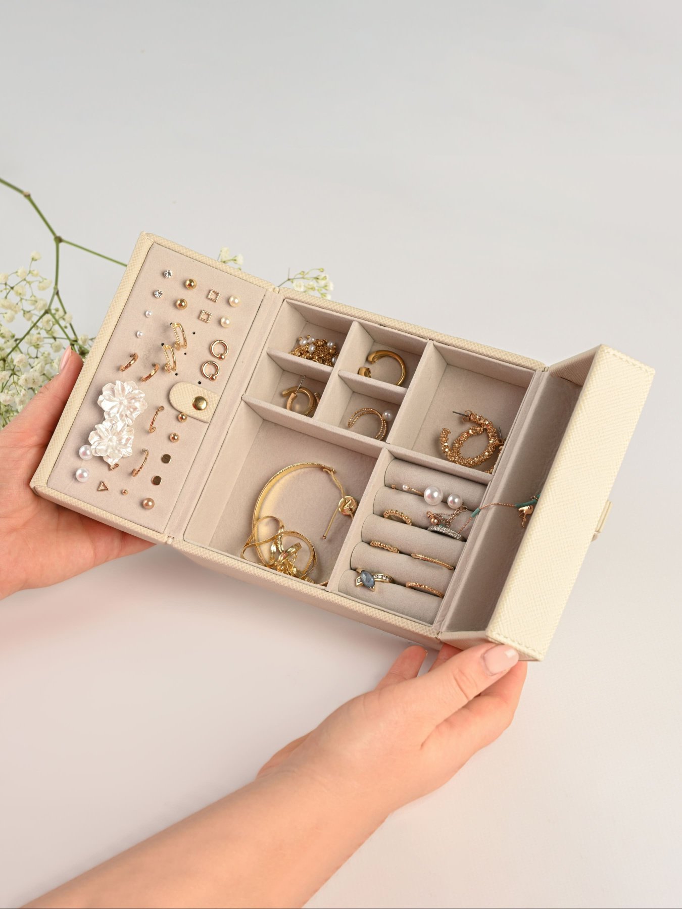 Органайзер для украшений "Пектораль" MBM HOME модель FH-51 BEIGE Фото