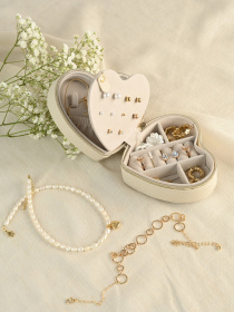 Органайзер для прикрас у формі серця "Пектораль" MBM MY HOME Модель FH-52 BEIGE Фото