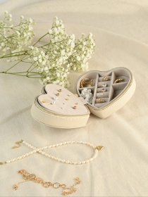 Органайзер для прикрас у формі серця "Пектораль" MBM HOME модель FH-52 BEIGE Фото