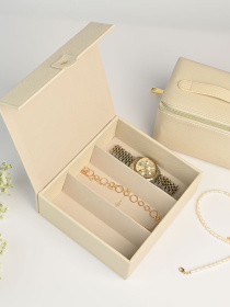 Органайзер для прикрас та окулярів з трьома секціями "Пектораль" MBM HOME модель FH-55 BEIGE Фото