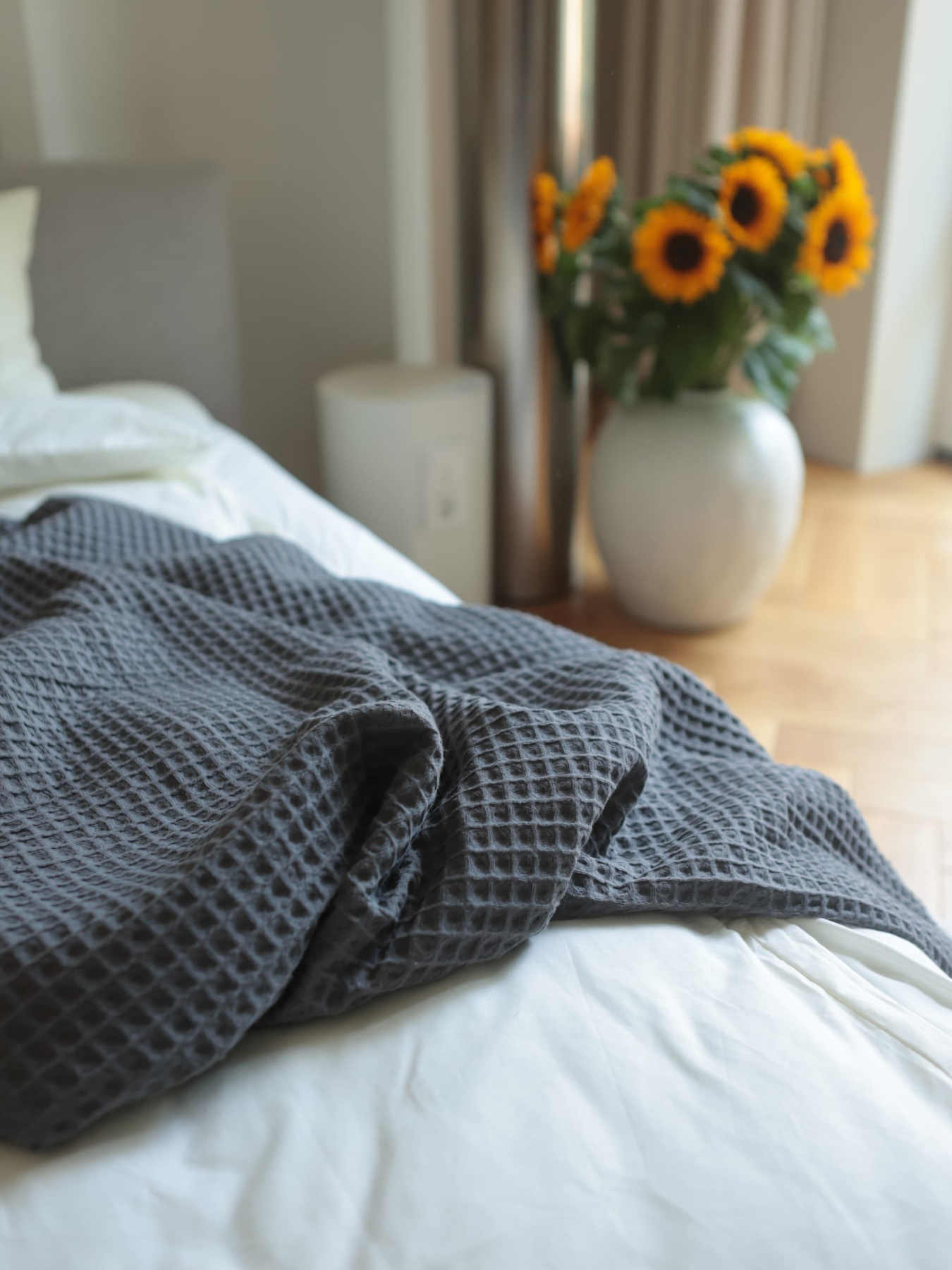 Хлопковое одеяло Точка цвет Серый BedclozZzes модель 13904 Фото