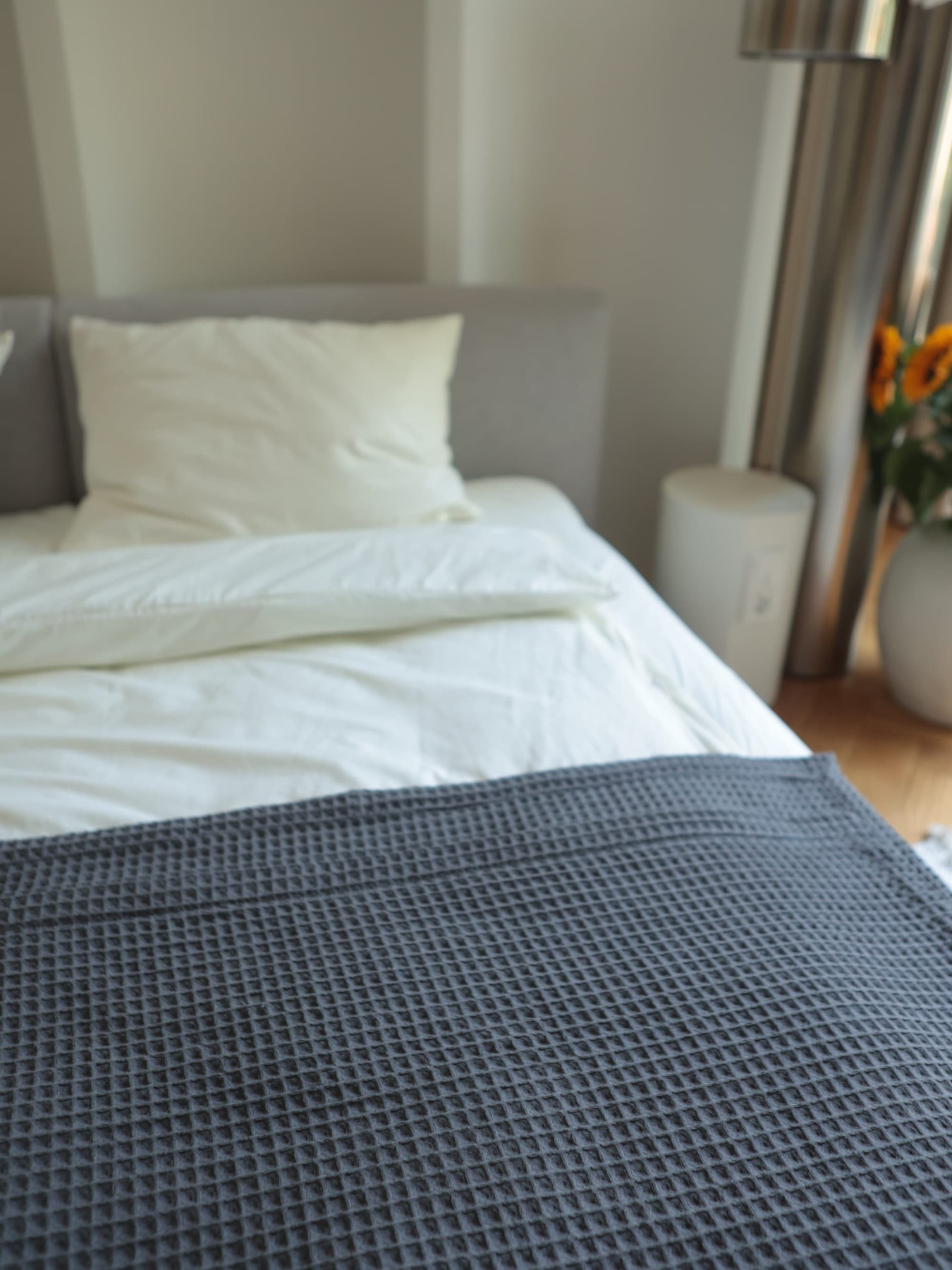 Хлопковое одеяло Точка цвет Серый BedclozZzes модель 13904 Фото