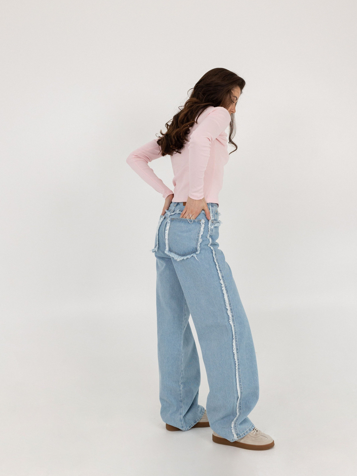 Широкие джинсы Twice модель 2450905 Фото