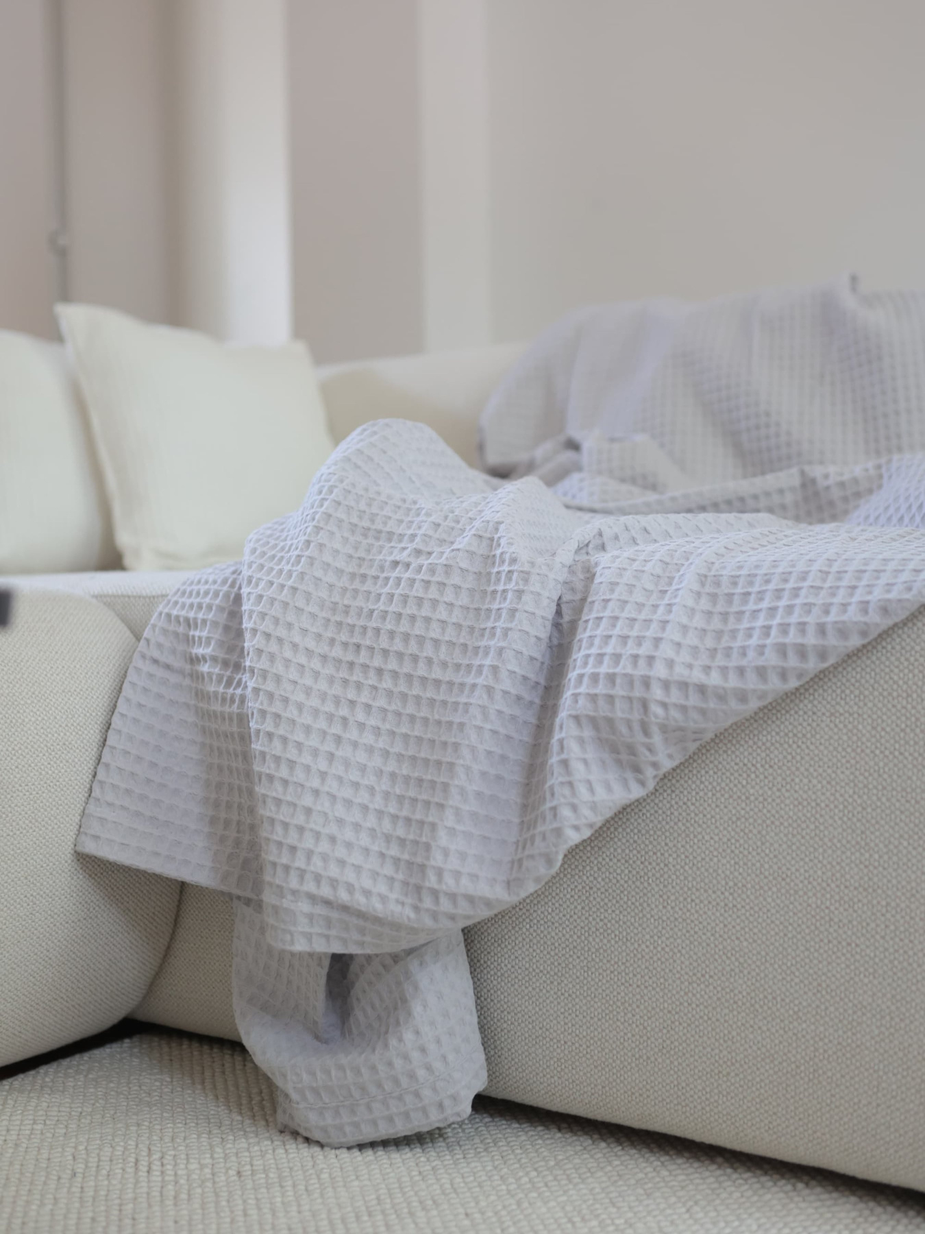 Хлопковое одеяло Точка цвет Светло-серый BedclozZzes модель 13904-1 Фото