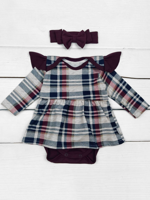 Боди для младенцев Dexter’s модель CellBurgundyBDSTDXT Фото