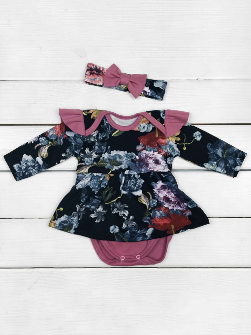 Комплект для немовлят Dexter’s модель FlowerBlackBDSTDXT Фото