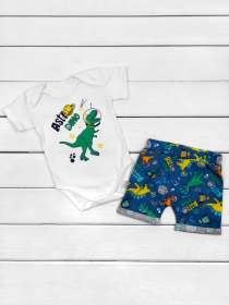 Комплект для младенцев Dexter’s модель DinoontheMoonBDSTDXT Фото