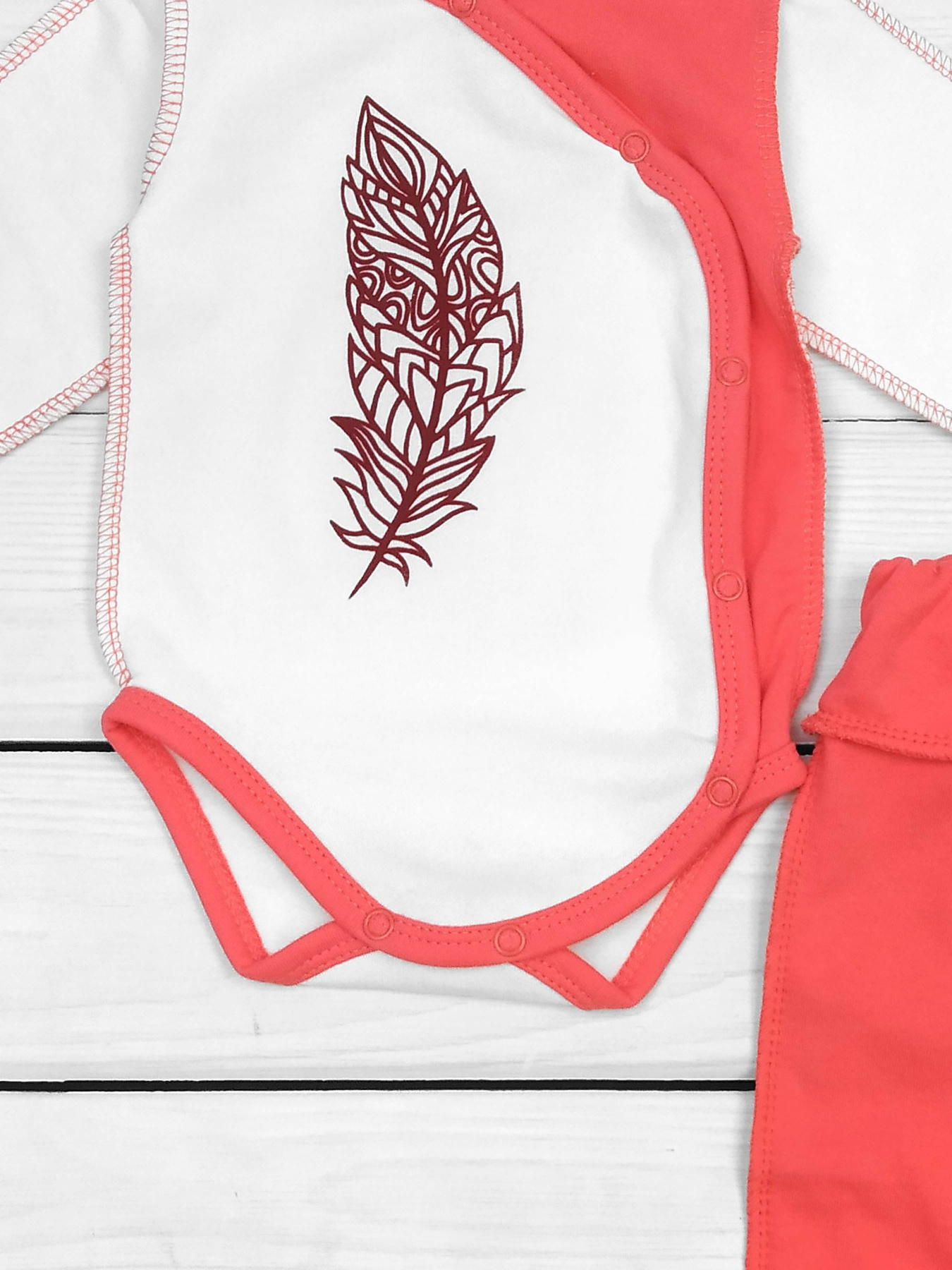 Комплект для младенцев Dexter’s модель FeatherRedWhiteBDSTDXT Фото