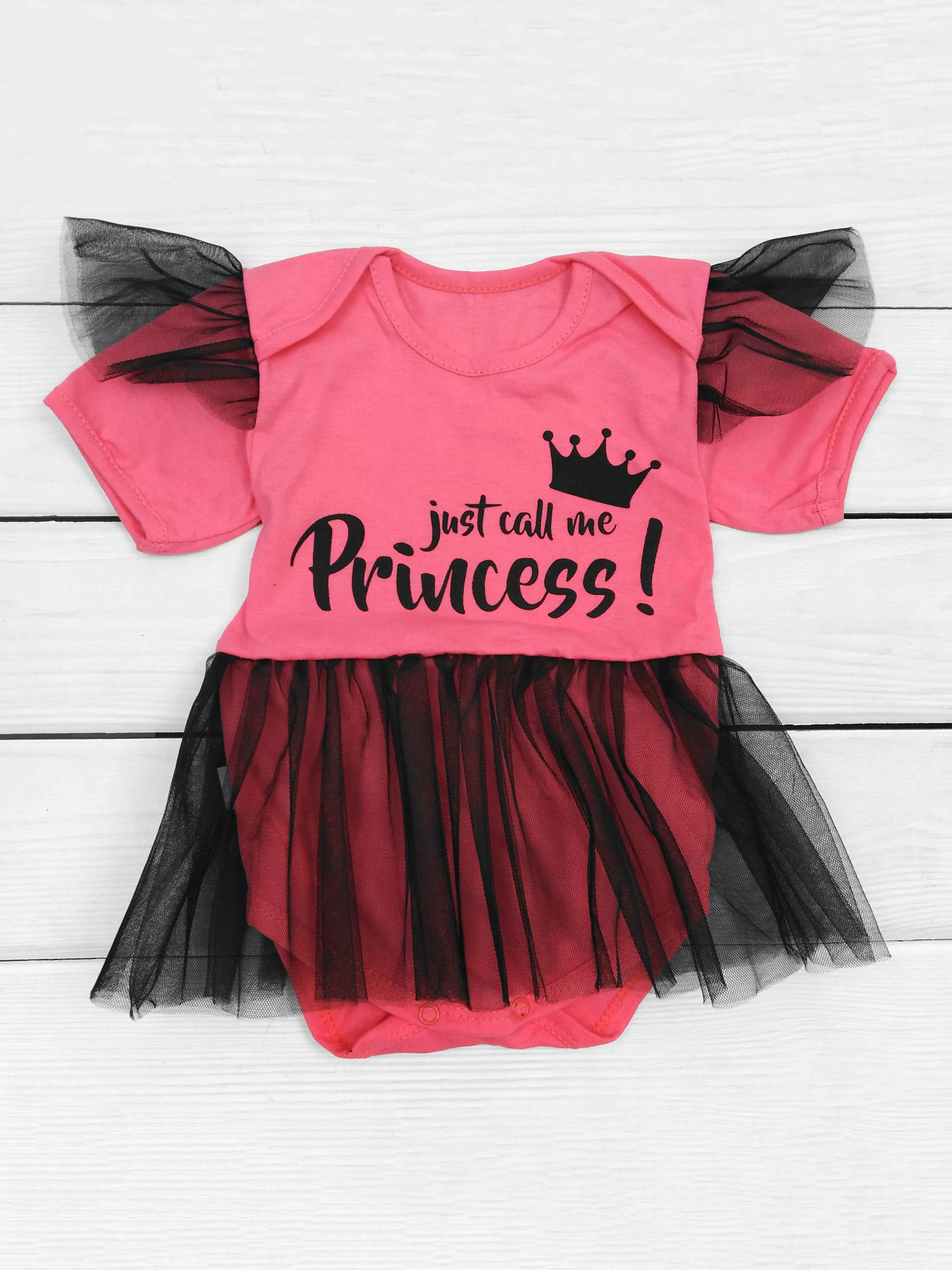 Боди для младенцев Dexter’s модель PrincessCoralBlackBDSTDXT Фото