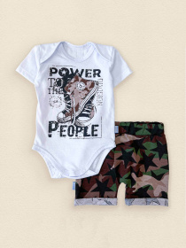 Комплект для младенцев Dexter’s модель WhiteKhakiBDSTDXT Комплект для младенцев Dexter’s модель WhiteKhakiBDSTDXT Фото